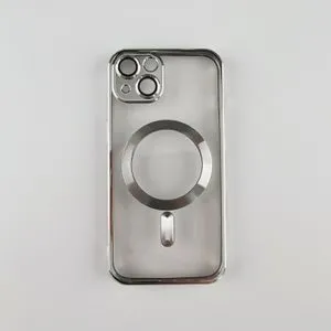 Silikonska futrola Magsafe Iphone 13 silver