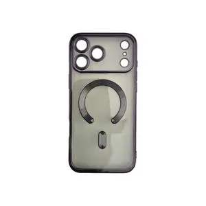 Silikonska futrola Magsafe Iphone 17 Pro CRNA
