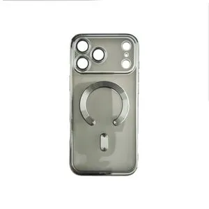 Silikonska futrola Magsafe Iphone 17 Pro SILVER
