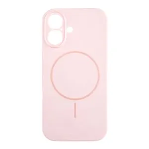 Silikonska futrola Magsafe LUX Iphone 16 PUDER ROZE