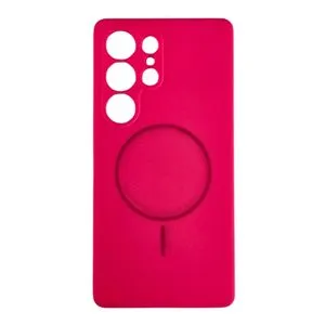 Silikonska futrola Magsafe LUX Samsung S25 Ultra ROZE