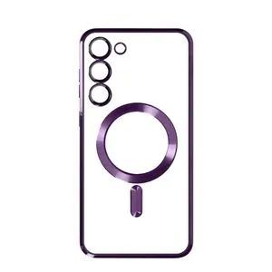Silikonska futrola Magsafe  Samsung A56 LILA