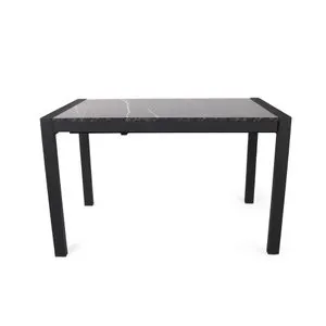 Silva - 1012 Black Extendable Dining Table