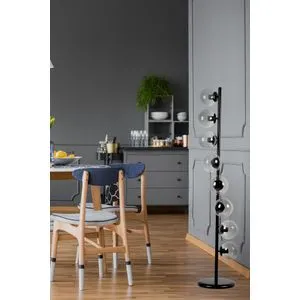 Simay 8 Li Siyah Füme Camni Lambader