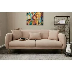 Simena - Beige Beige
Gold 3-Seat Sofa-Bed