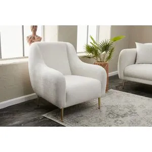Simena - Cream Cream
Gold 1-Seat Sofa