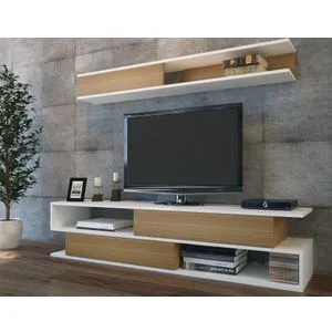 Sims - White, Teak White
Teak TV Unit