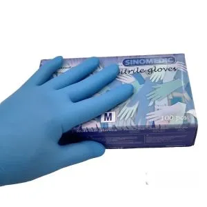 SINOMEDIC nitrilne rukavice plave L A100