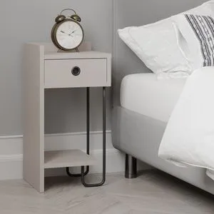 Sirius Left - Mocha Light Mocha Nightstand