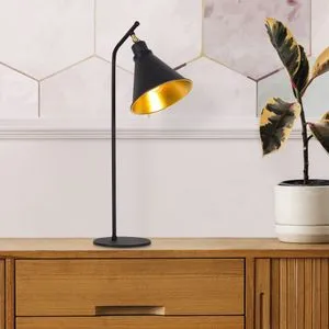 Sivani - MR-608 Black
Gold Table Lamp