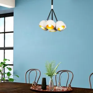 Sivani - MR-628 White
Gold Chandelier
