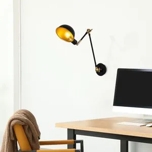 Sivani - MR-658 Black
Gold Wall Lamp