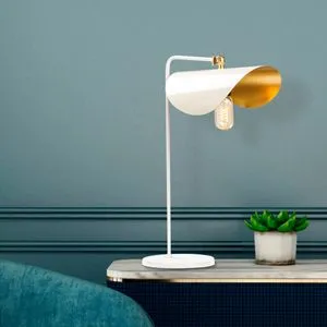 Sivani - MR - 844 White
Gold Table Lamp