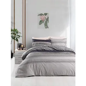 Sivi i ljubičasti ranforce set za pokrivač