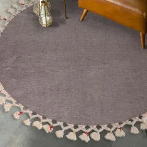 Sivi Tepih 1284 - 80 X 80 cm