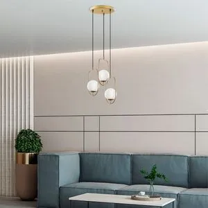 Skew - 13448 Gold Chandelier
