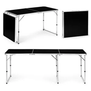 Sklopivi sto za kampovanje Black 180x60 cm