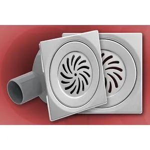 Slivnik 150x150mm sa rešetkom horizontalni  10251