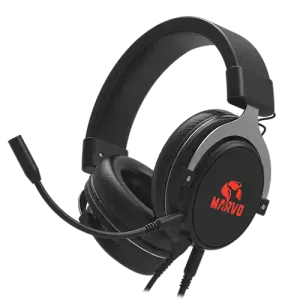 Slušalice sa odvojenim mikrofonom Marvo HG9052 7.1 RGB USB, crveno pozadinsko osvetljenje