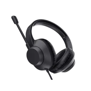 Slušalice TRUST AYDA MAX USB HEADSET/USB-C, USB-A/crna