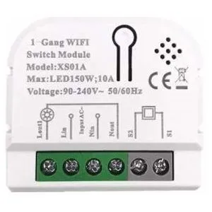 SMART-1GANG Tuya Wifi DIY Self-locking daljinski upravljac Smart Switch relejni modul DC 5V/7-32V AC