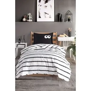 Smešan crni set prekrivača za krevet