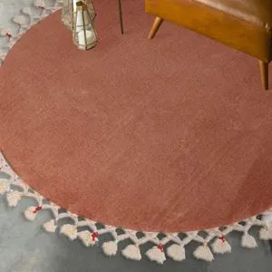 Smeđi kupatilski tepih 80 x 80 cm