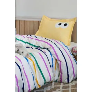 Smešna - Žuta Jednobojna Posteljina za Pokrivač (FR)