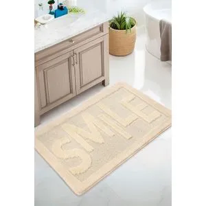 Smile - Kupatilska prostirka od krem boje