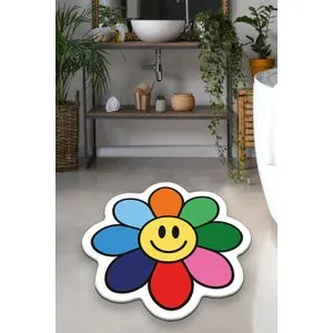 Smiling 100 Multicolor Bathmat
