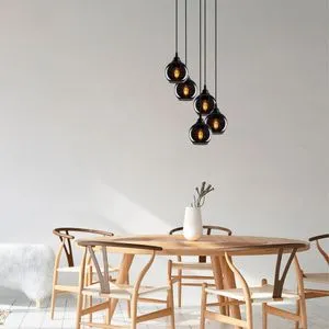 Smoked - 012 Fume Chandelier
