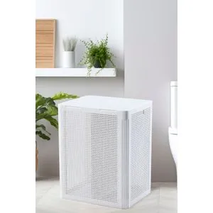 SMRTDCS-2 White Laundry Basket