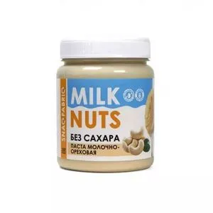 SNAQ FABRIQ Krem bez šećera - Mleko i indijski orah 250g