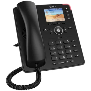 SNOM desk PoE telefon kolor ekran,4 funk.tas.Giga switch,USB