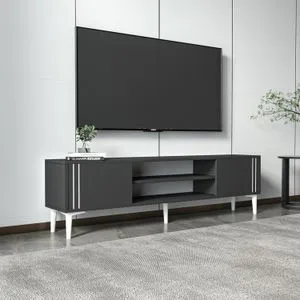 Snow - Anthracite Anthracite TV Stand