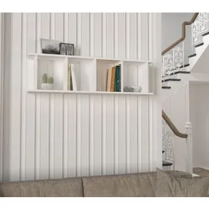 Snow - White White Bookshelf