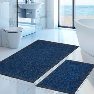 So10010 Blue Bathmat Set (2 Pieces)