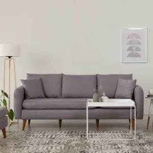 Sofia - Grey Grey 3-Seat Sofa