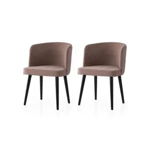 Soft - 4111 V2 Black
Mink Chair Set (2 Pieces)