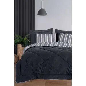Soft Line - Anthracite Anthracite Single Sleep Set