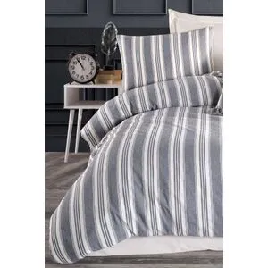 Soft Line antracit jedinstveni set posteljine