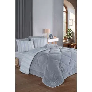 Soft Line - Grey Grey Single Sleep Set