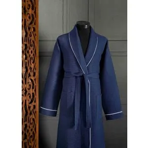 Soho - Dark Blue Dark Blue Unisex Bathrobe