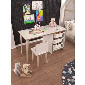 Soho - White White Kid's Table Set