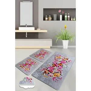 Soıl Multicolor Bathmat Set (3 Pieces)