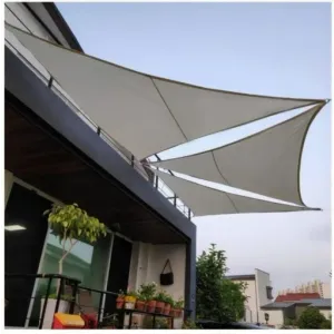 Solarno trouglasto jedro 4x4x4m Gray ModernHome