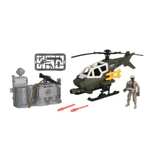 Soldier Force Odbrana Bunkera Helikopterom  Playset