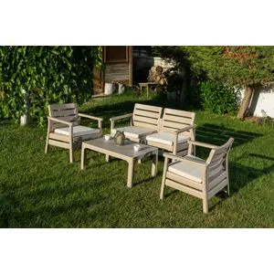 Solemare 125 - Desert Beige Desert Beige Garden Lounge Set