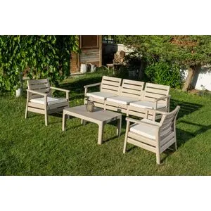 Solemare 185 - Desert Beige Desert Beige Garden Lounge Set