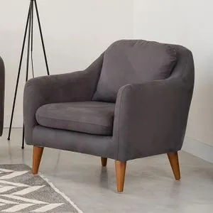 Soli Berjer - Anthracite Anthracite Wing Chair